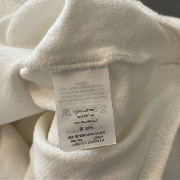 Madewell Texture & Thread Tie Front Top Shirt Cream XXS - Picture 3 of 3